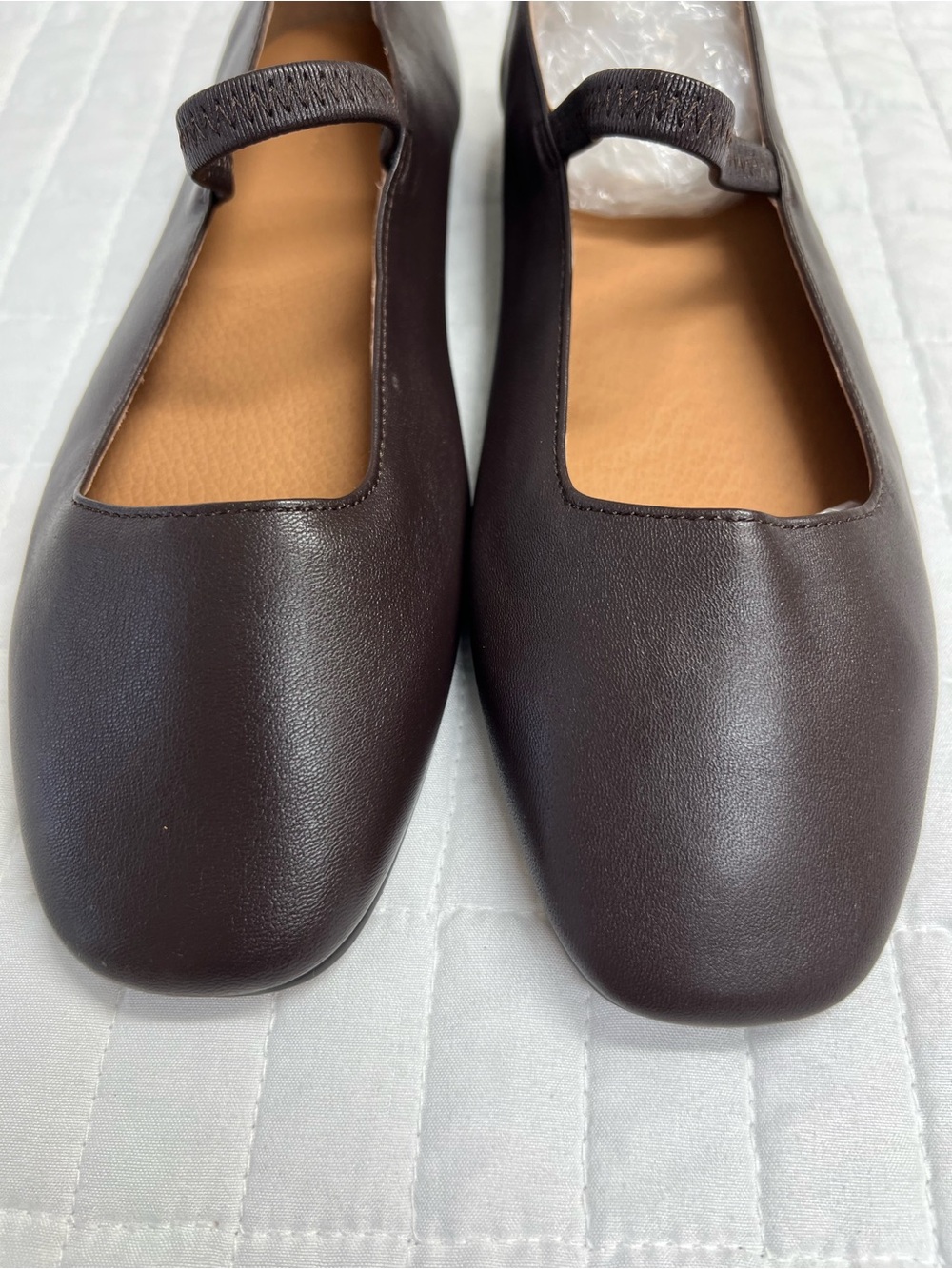 Madewell The Greta Mary Jane Flat in Coffee Bean Brown Size 7.5 - Picture 6 of 9